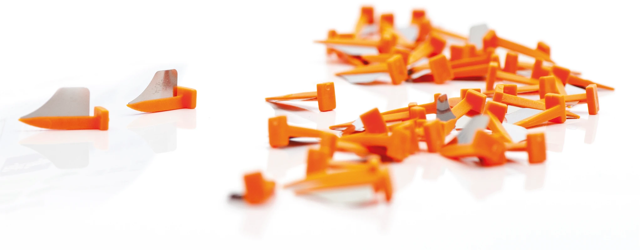 FenderWedge® Packung 100 Stück orange, klein