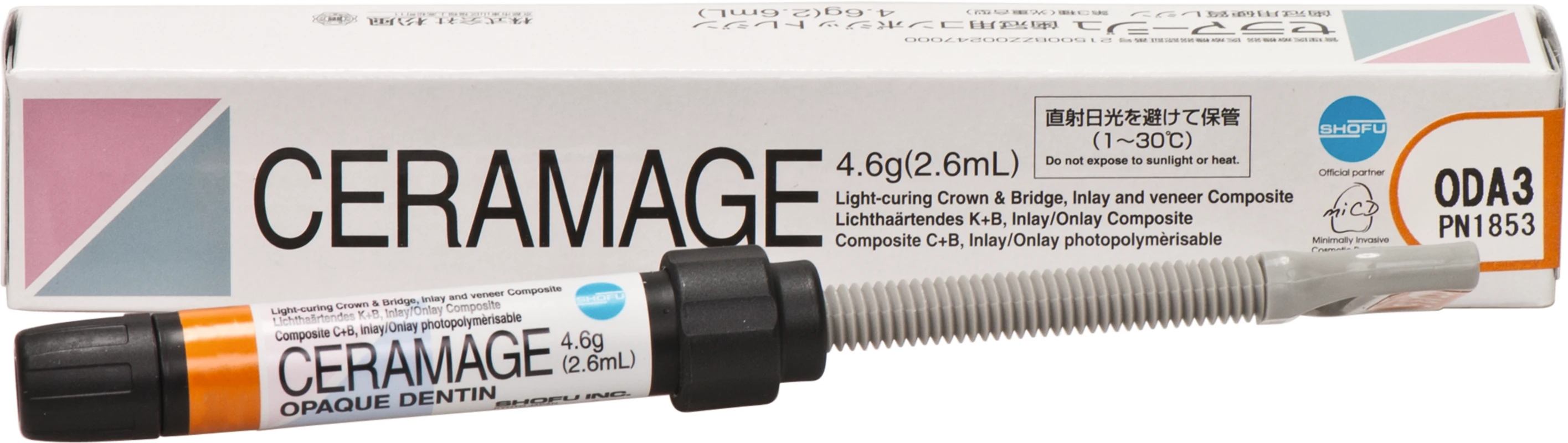 CERAMAGE Spritze 4,6 g opaque dentin A3 CERAMAGE SHOFU