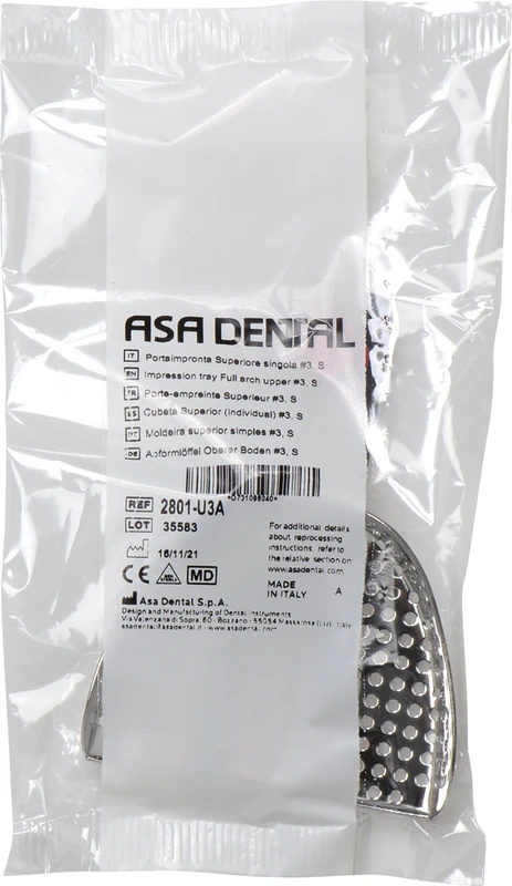 ANATOMIC Abformlöffel Stück OK S, perforiert, rot, 2801-U3A