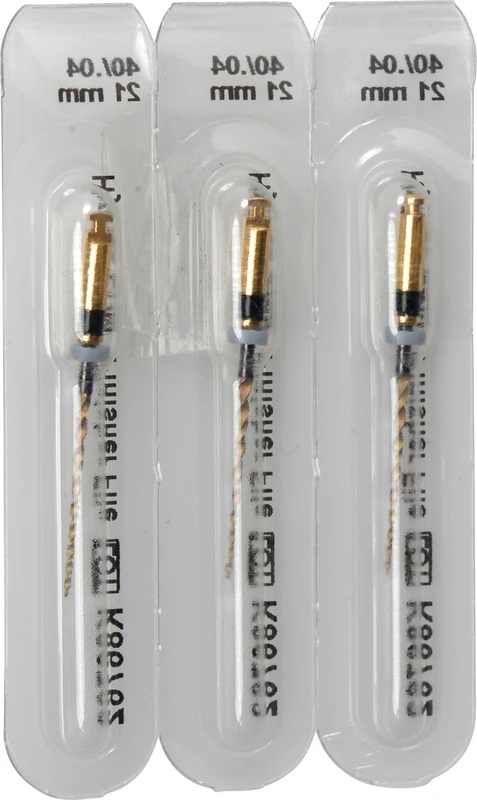 HyFlex™ EDM NiTi-Feilen Packung 3 Finishing Feilen 21 mm, Taper.04 ISO 040