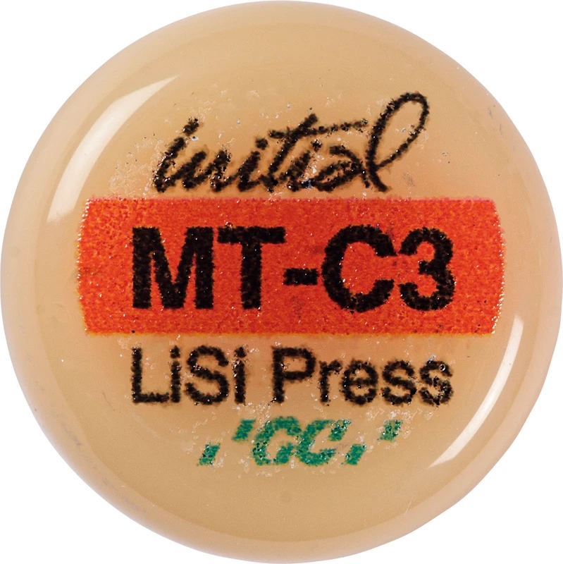 GC Initial™ LiSi Press Packung 5 x 3 g Rohling C3 MT
