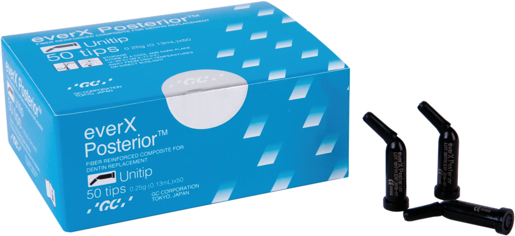 GC everX Posterior™ Packung 50 x 0,25 g Unitip GC everX Posterior™ GC
