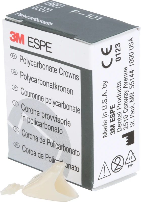 Polycarbonat-Kronen Packung 5 Stück Nr. 101