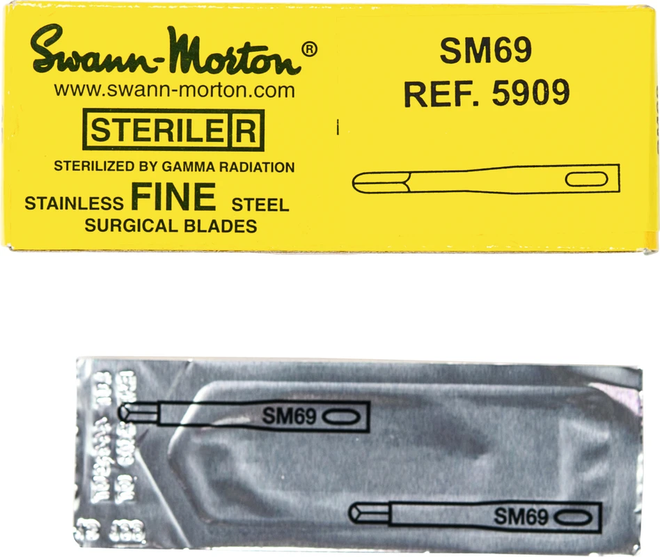 Swann-Morton® Skalpellklingen Packung 25 Stück Nr. SM69