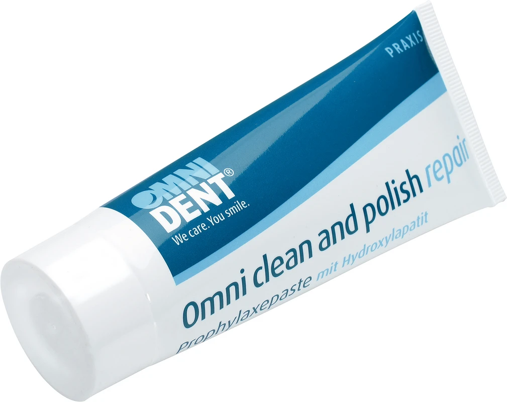 Omni clean and polish repair Tube 95 g RDA 34, Minze Omni clean and polish repair OMNIDENT