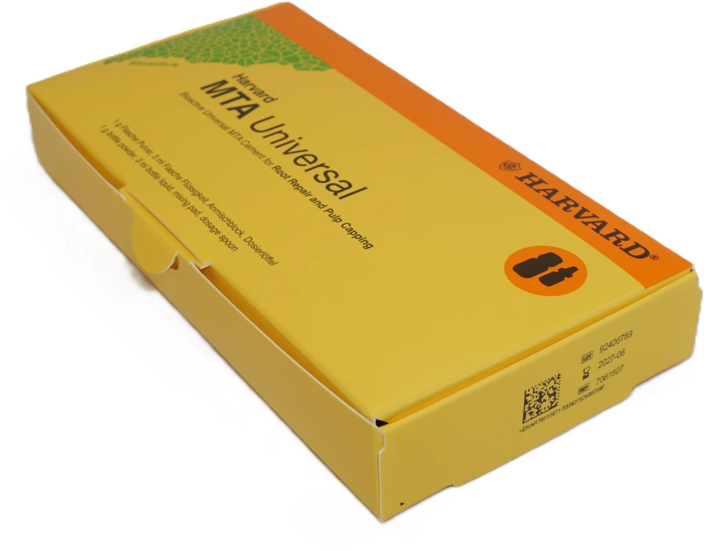 Harvard MTA Universal HandMix Packung 1 g Pulver, 3 ml Flüssigkeit, 1 Dosierlöffel, 1 Anmischblock, 1 Spatel