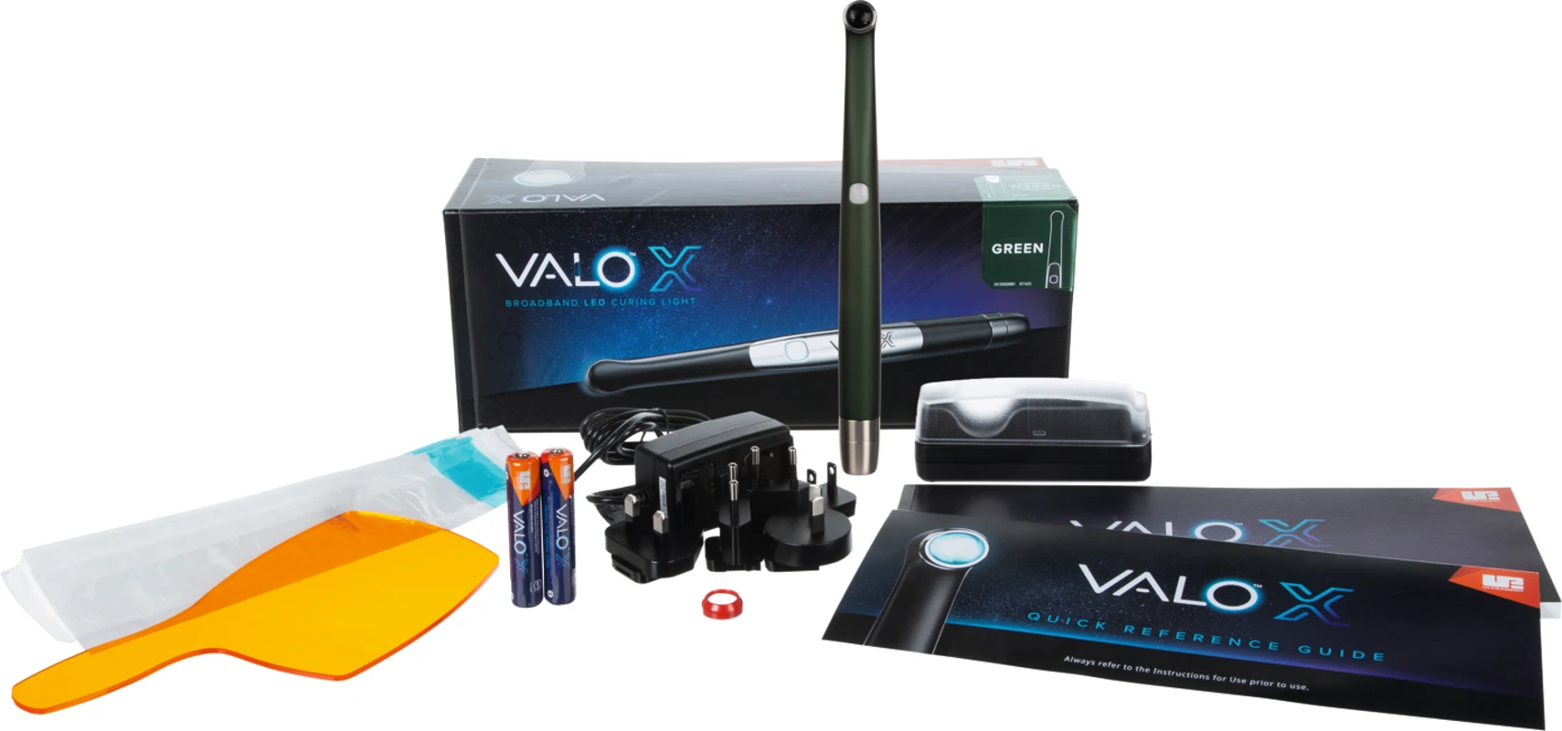 VALO™ X Nebula Green Kit VALO X LED-Polymerisationsleuchte inklusive Zubehör