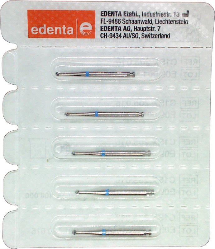 HM-Bohrer C1SX Packung 5 Stück Kreuzverzahnung blau RAL, Figur 001, ISO 016