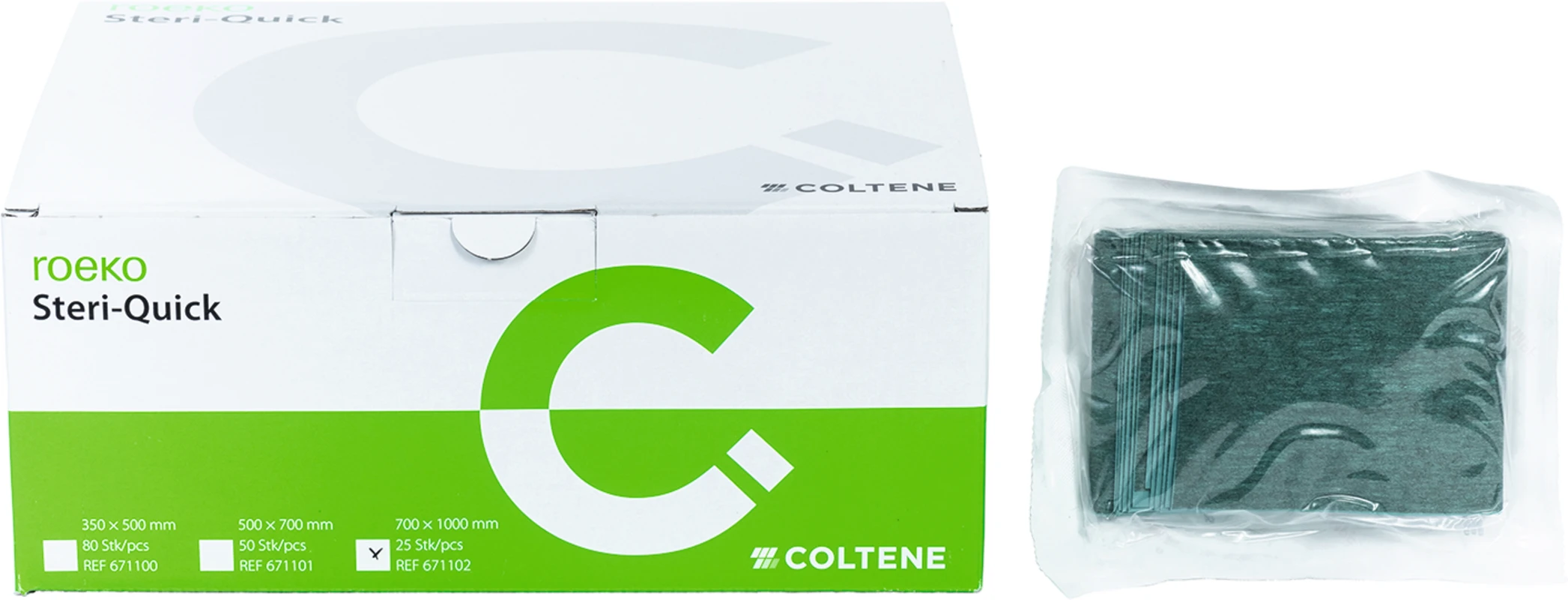 roeko Steri-Quick Packung 25 Stück 70 x 100 cm roeko Steri-Quick COLTENE