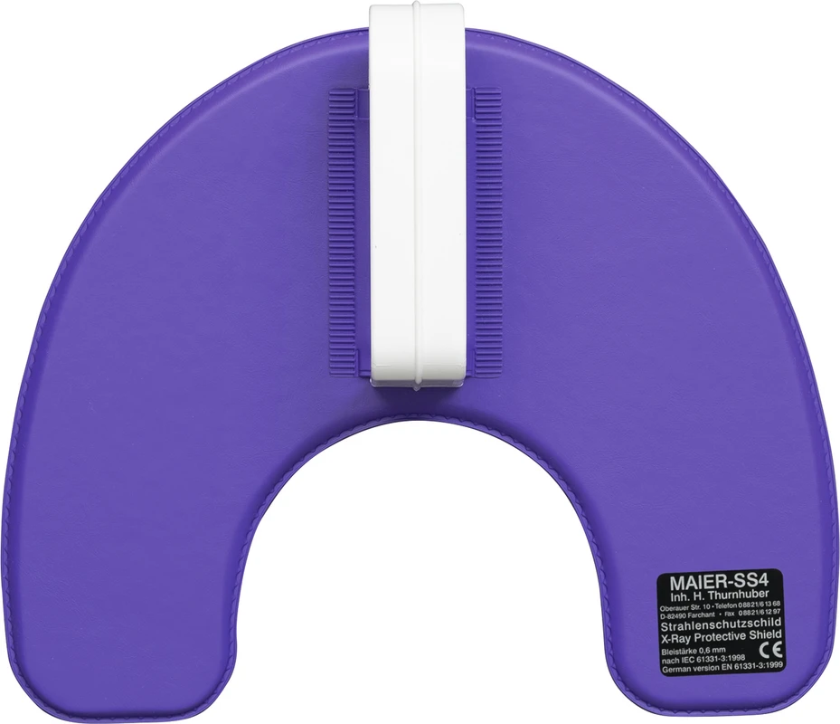 Strahlenschutzschild Stück violett