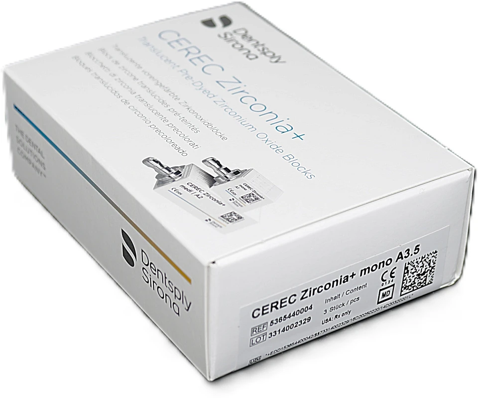 CEREC Zirconia+ Packung 3 Stück mono A3,5 CEREC Zirconia+ Dentsply Sirona