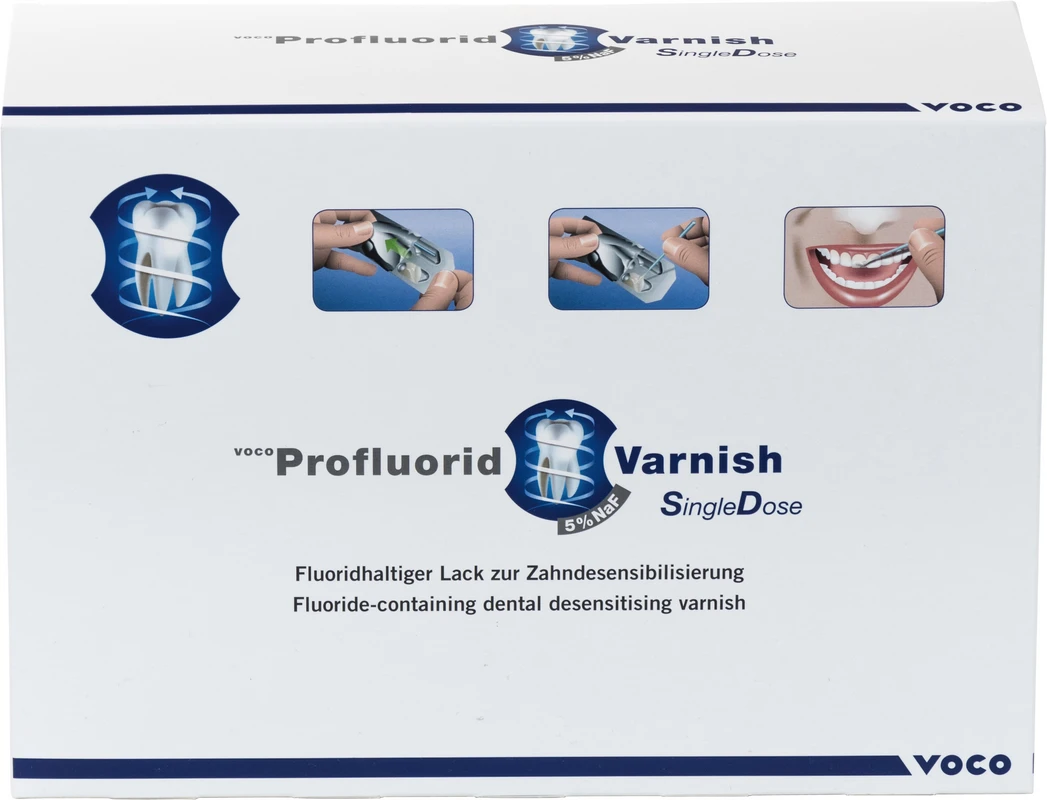 Profluorid® Varnish Packung 200 x 0,4 ml Single Dose Bubble Gum, Zubehör