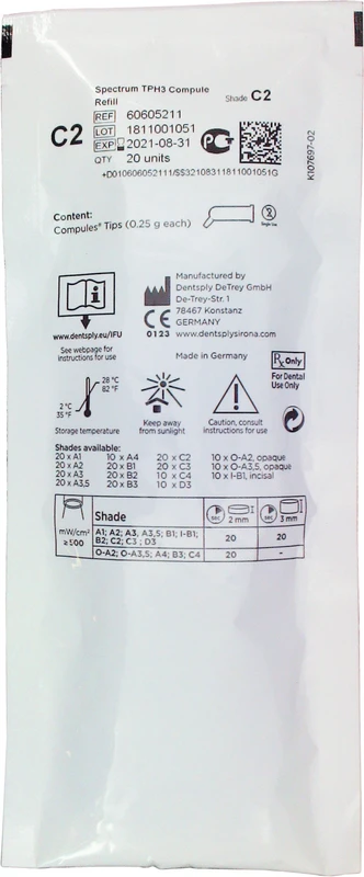 Spectrum® TPH®3 Packung 20 x 0,25 g Compule C2