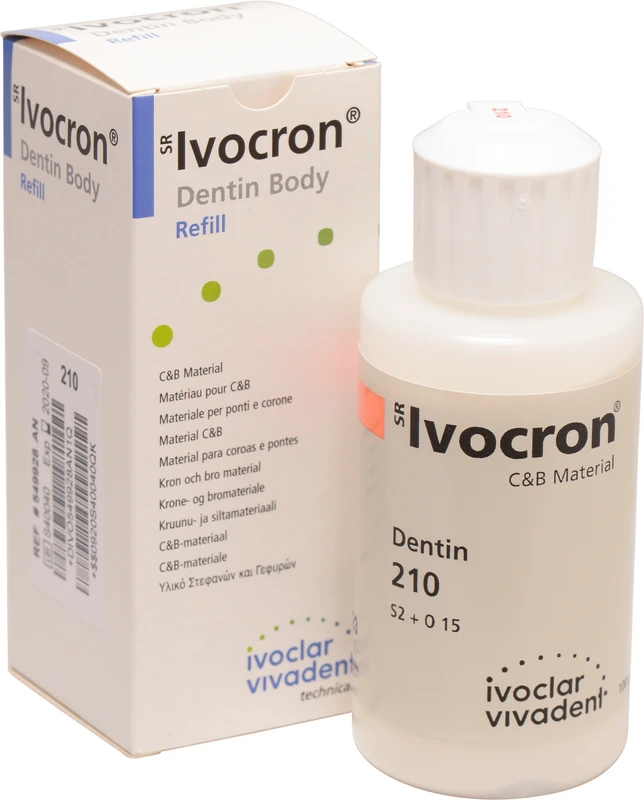 SR Ivocron® Flasche 100 g Pulver dentin 210/2B