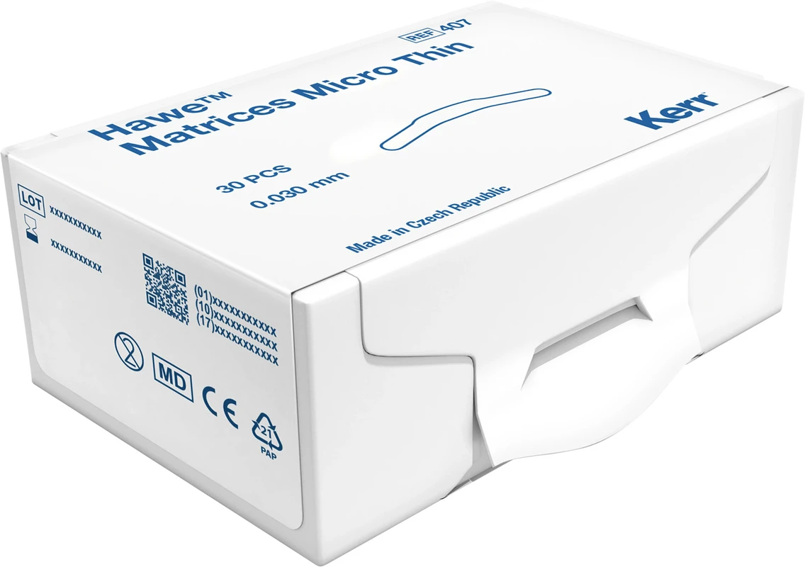 Matrizen Mikro-Dünn Packung 30 Stück Stärke 0,03 mm, Nr. 407
