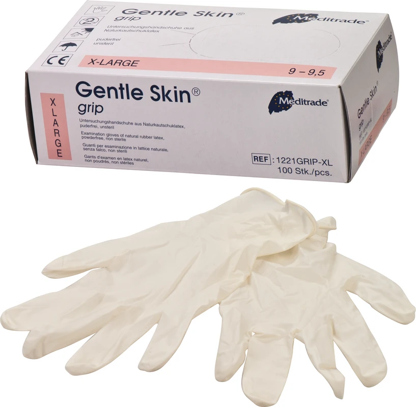 Gentle Skin® grip Packung 100 Stück puderfrei, natur, XL
