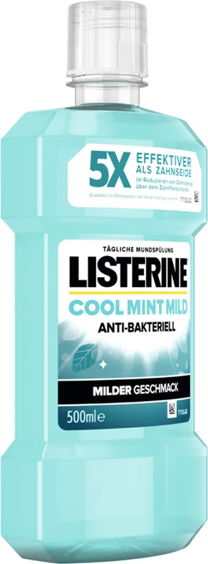 LISTERINE® COOL MINT MILDER GESCHMACK Flasche 500 ml
