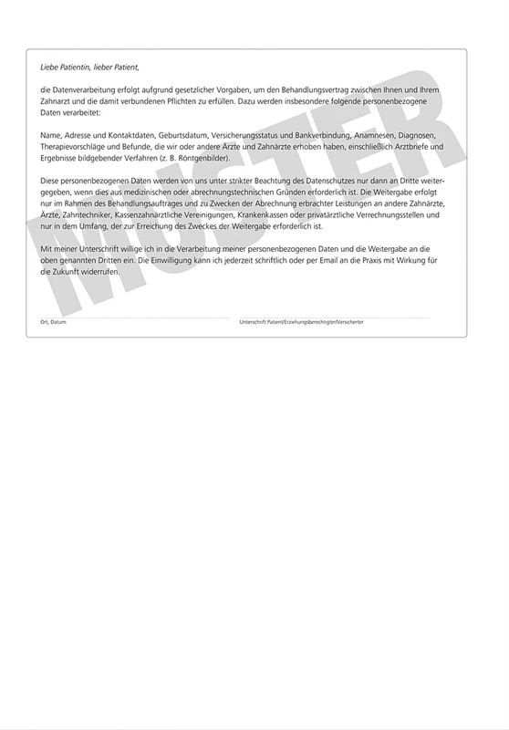 Anmeldeformulare Anamnese Stück 100 Blatt A4, zum Ankreuzen
