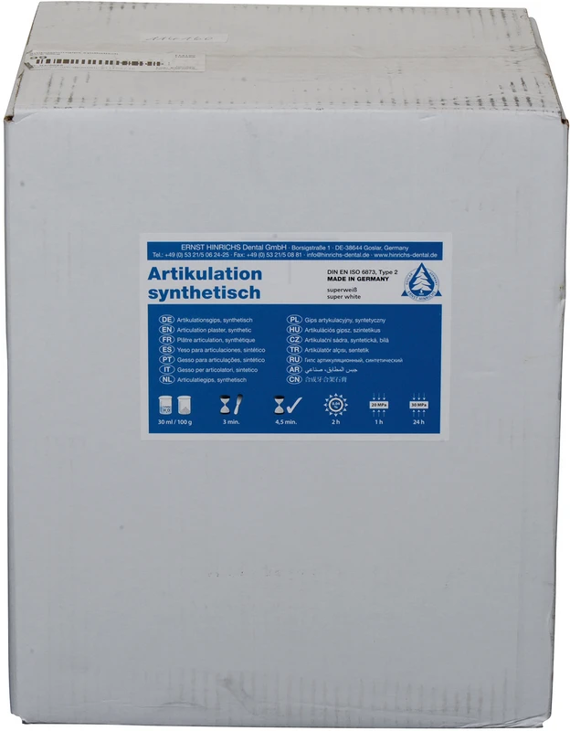 Artikulationsgips - synthetisch Karton 20 kg