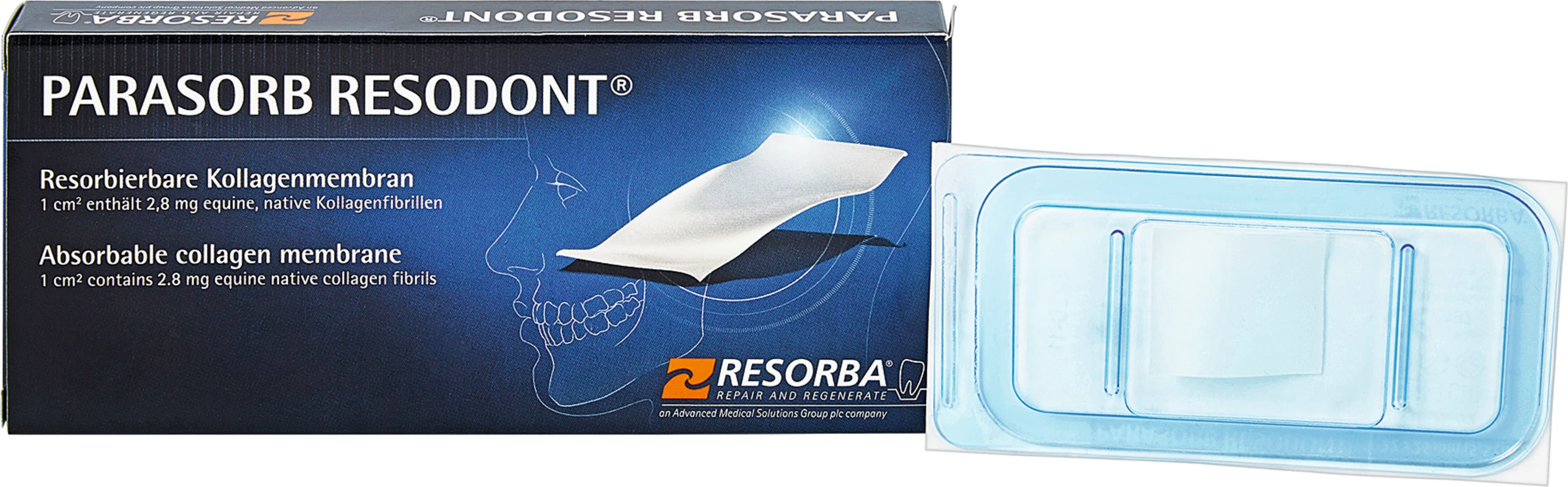 RESODONT® Stück Kollagenmembran 25 x 22 mm