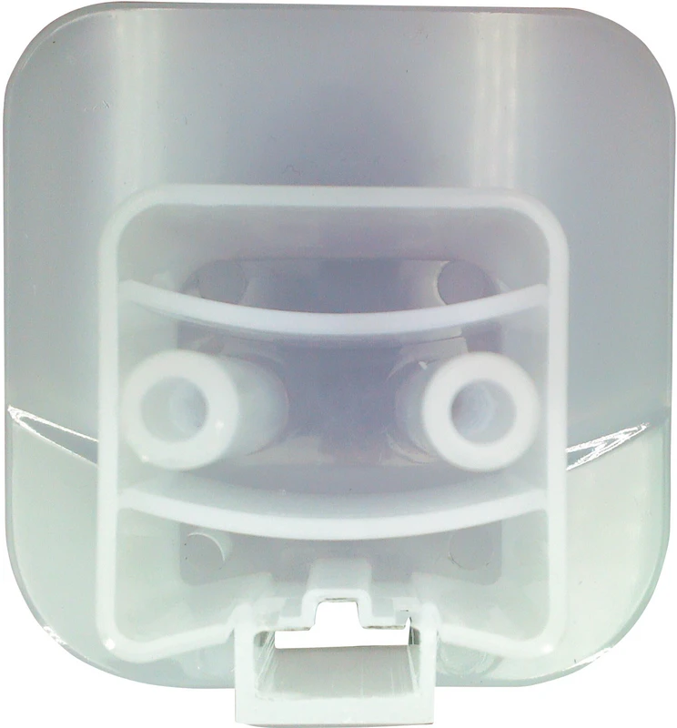 Kinnauflage Stück grau/transparent