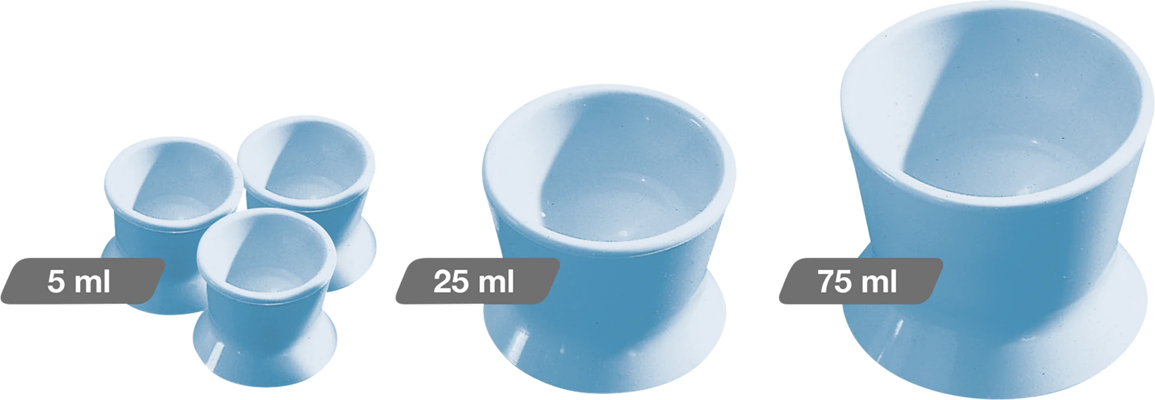 EVE TOP Anmischbecher Packung 3 Stück 5 ml