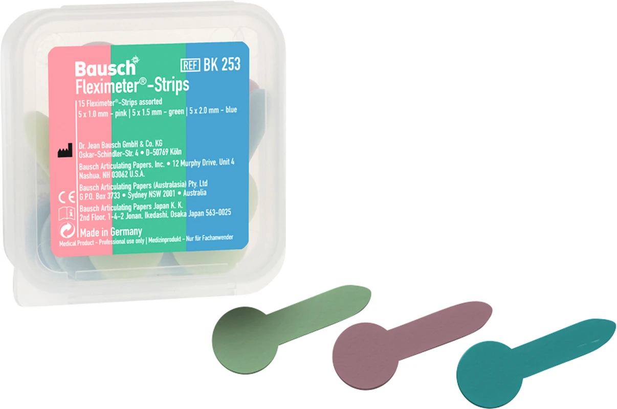 Fleximeter-Strips Packung 15 Stück sortiert