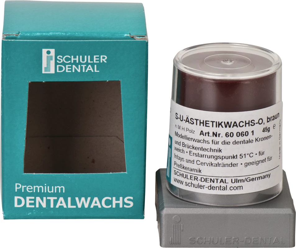 S-U-Ästhetikwachs Kegel 45 g Ästhetikwachs O, braun