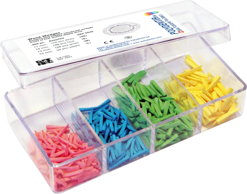Interdentalkeile Ahornholz Kit 400 Stück sortiert