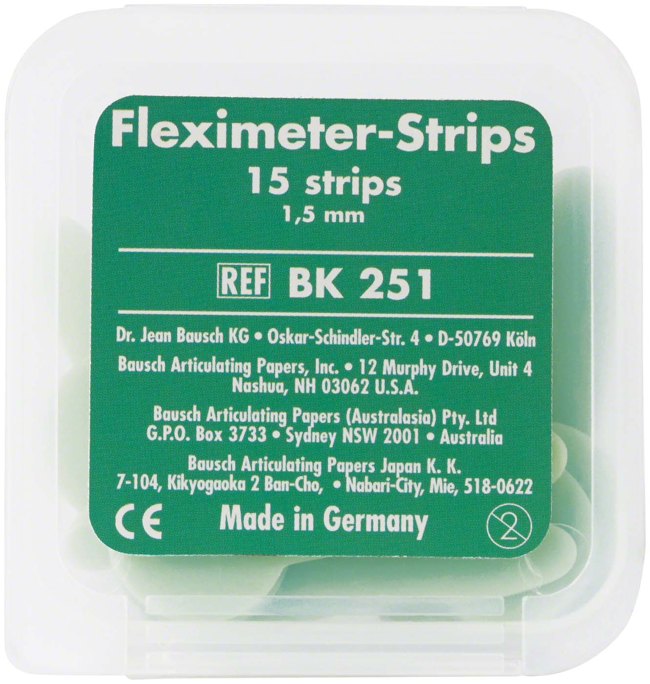 Fleximeter-Strips Bausch