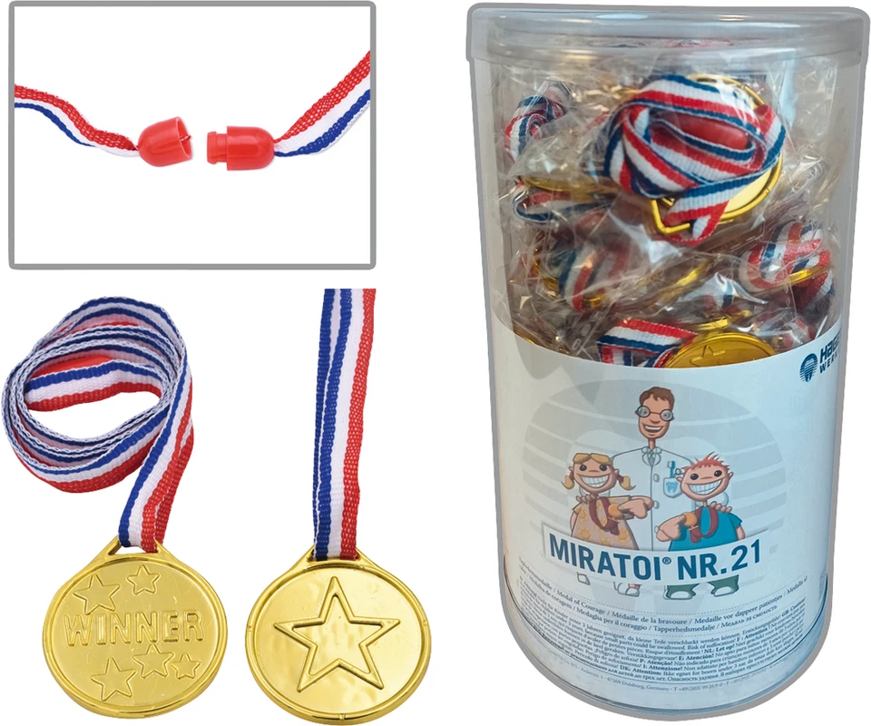 Miratoi Nr. 21 Tapferkeits-Medaille Packung 50 Stück