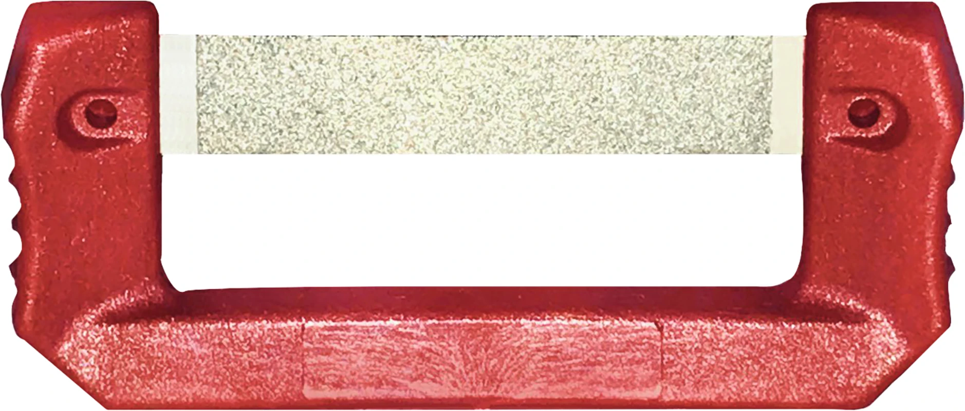 Streifenhalter PAUL Stück einseitig, 4 mm breit, Stärke 0,14 mm, rot