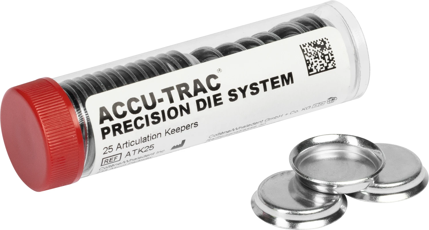 ACCU-TRAC Packung 25 Artikulatorplatten, 25 Namensschilder, 25 Rückrufkarten