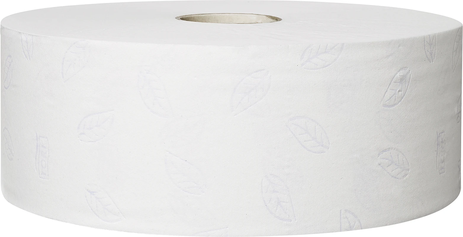 TORK® Jumbo Toilettenpapier Packung 6 Rollen 2-lagig, 20 x 9,7 cm, weich, geprägt, weiß