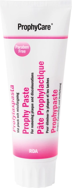 ProphyCare® Prophy Paste Tube 60 ml rot, RDA 120, parabenfrei