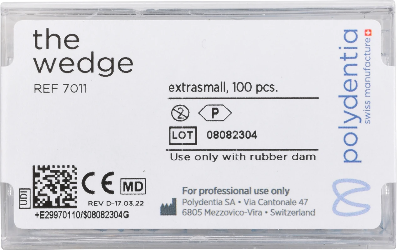The Wedge Packung 100 Stück XS