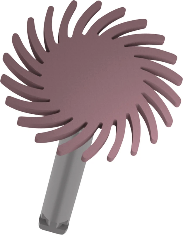 Omnipol für Keramik/Zirkon Stück rot mittel RA, Spirale, Ø 12,7 mm