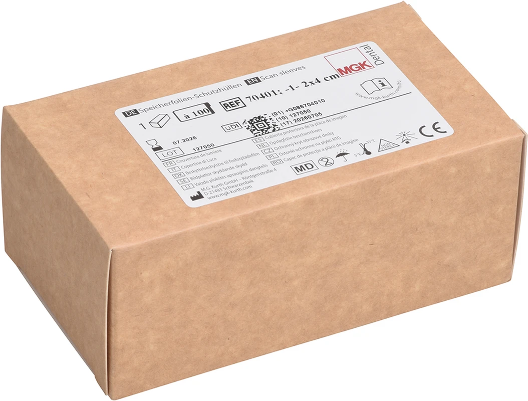Trend-Line Lichtschutzhüllen Packung 100 Stück Größe 1, 2 x 4 cm