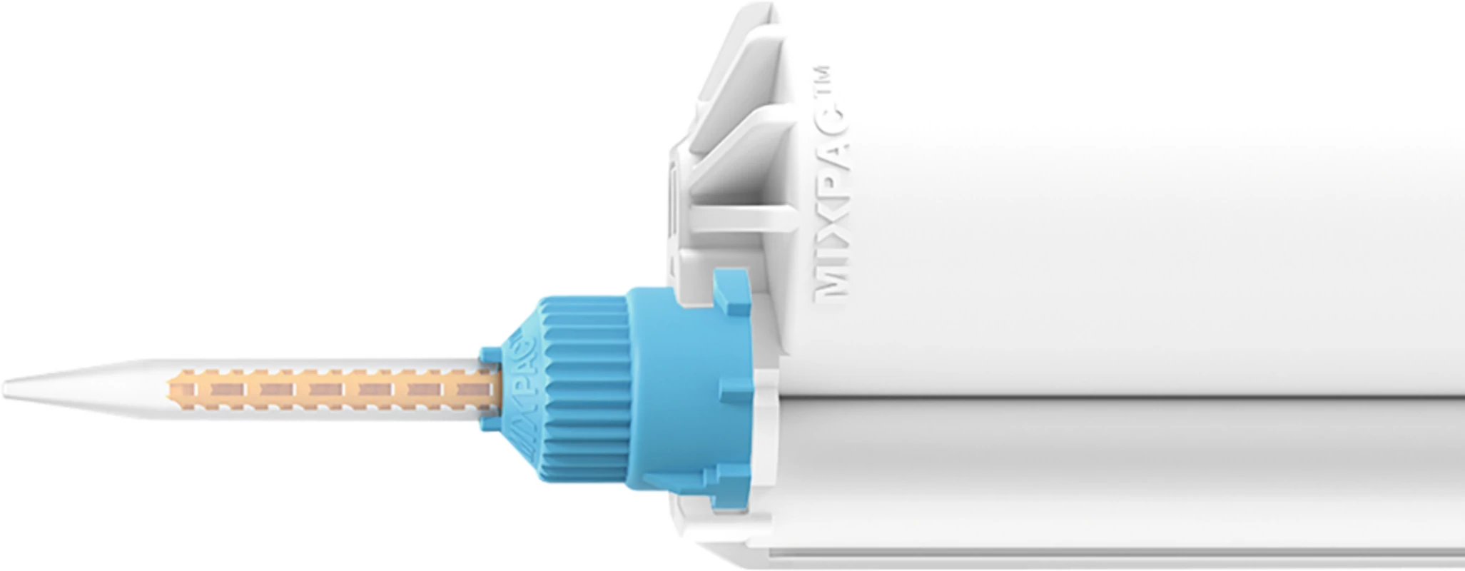 T-Mixer™ Mischkanülen Beutel 50 Stück Auslass: D, L: 67,6 mm, hellblau, 1:1, 2:1