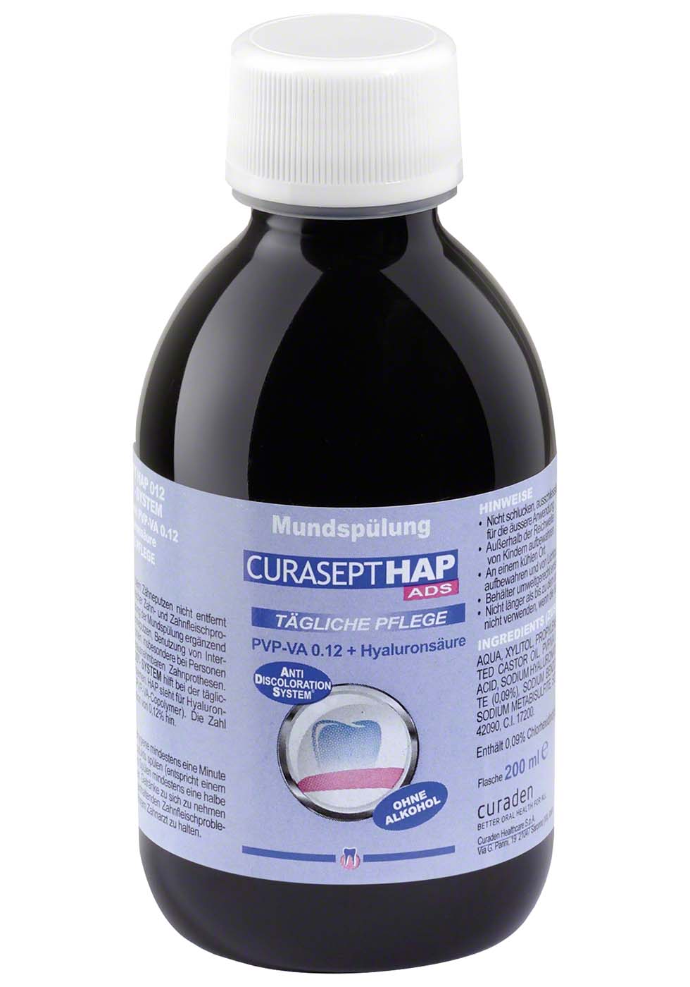CURASEPT HAP ADS 012 Flasche 200 ml Mundspülung CURASEPT HAP ADS 012 Xaradent