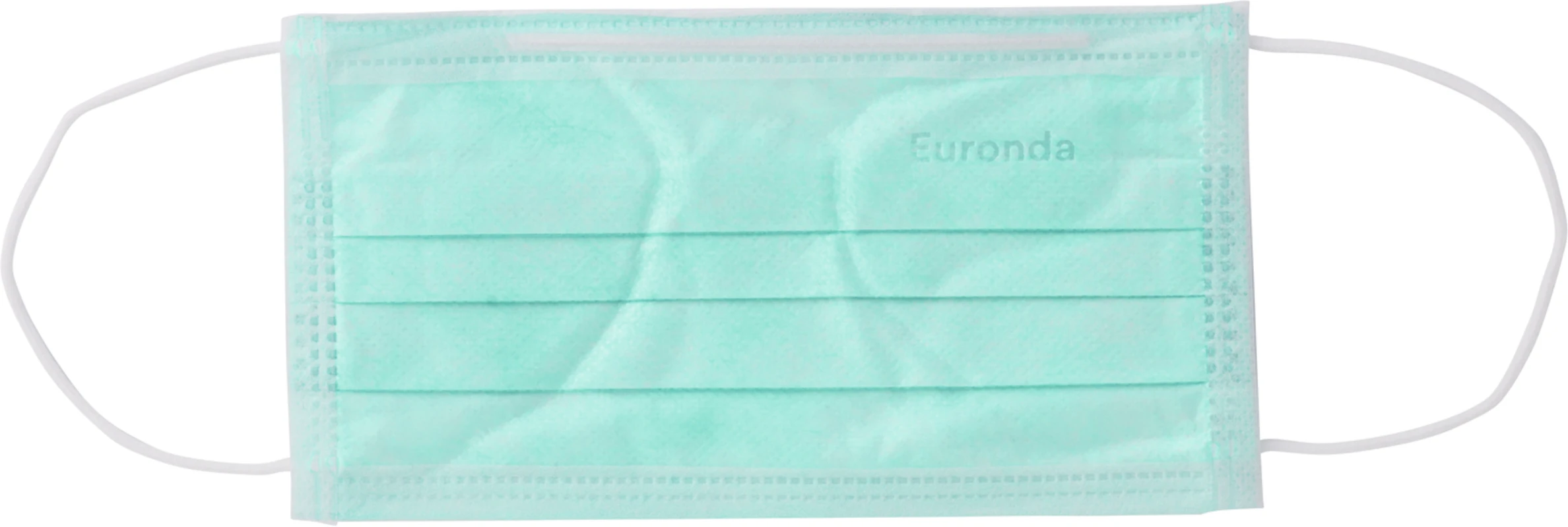 Monoart® Mundschutz Protection 3 Box 50 Stück mit Gummizug, grün