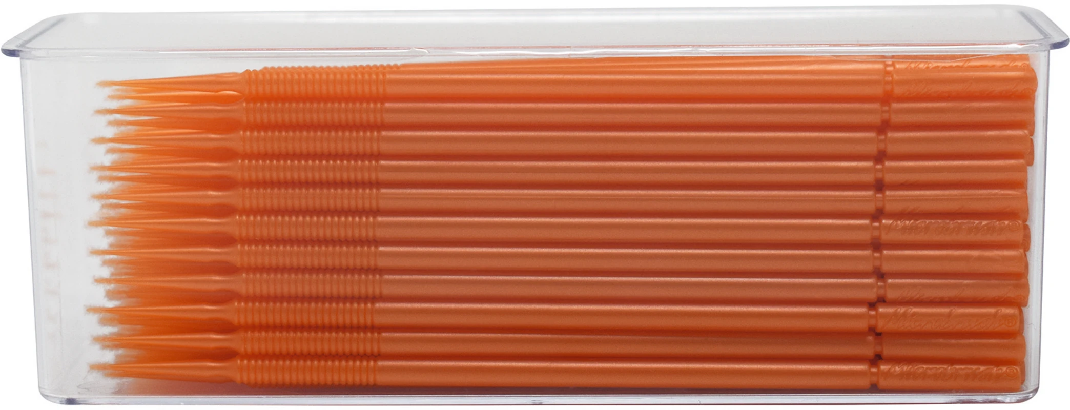 Microbrush® Applikatoren Plus Serie Packung 400 Stück orange, ultrafein 0,5 mm