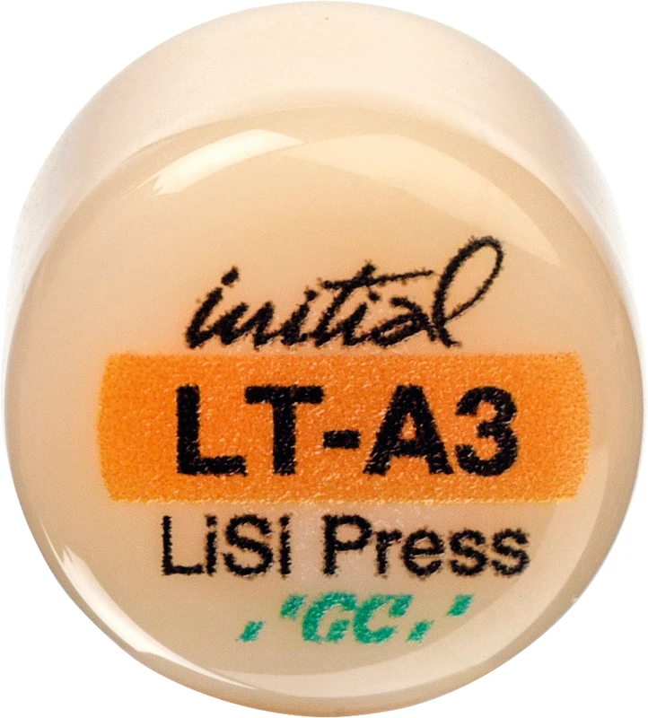 GC Initial™ LiSi Press Packung 5 x 3 g Rohling A3 LT
