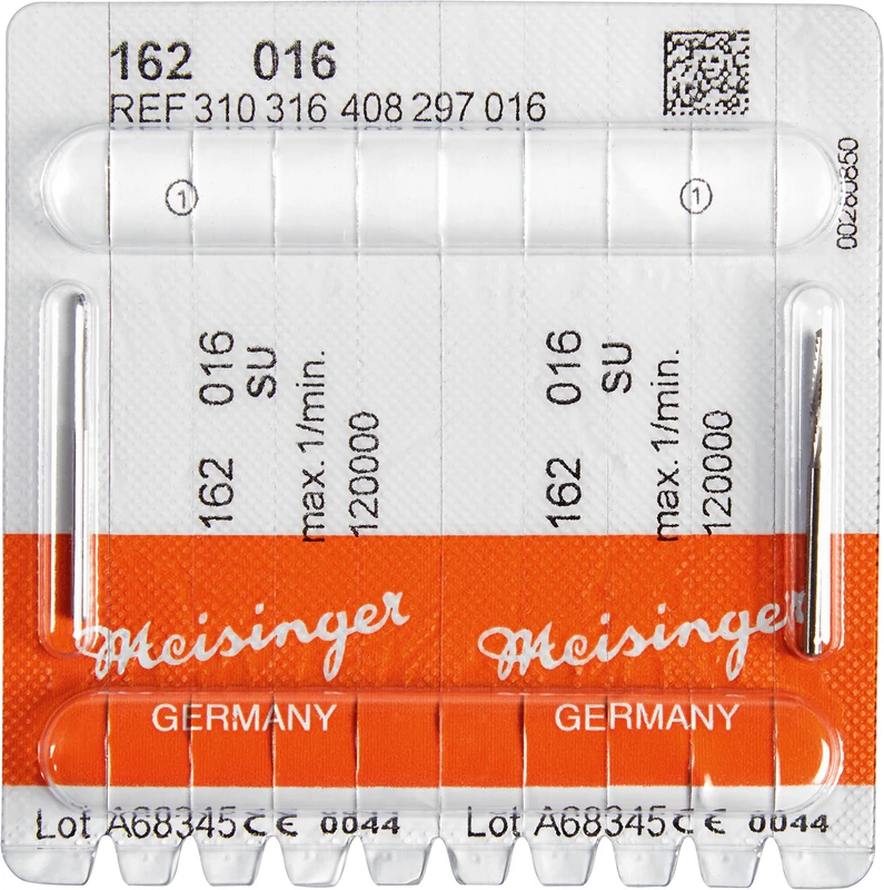 Chirurgie Fräser 162 Packung 2 Stück FG XL, Figur 408, 9 mm, ISO 016 Chirurgie Fräser 162 Hager & Meisinger
