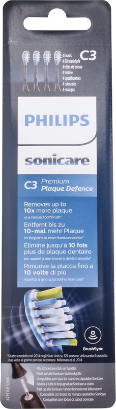 sonicare Premium Plaque Defense Ersatzbürsten Packung 4 Stck