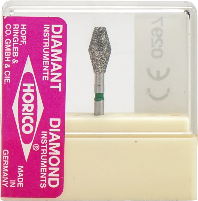 Diamantschleifer 038 Stück grün grob, FG, Figur 038, 7 mm, ISO 037