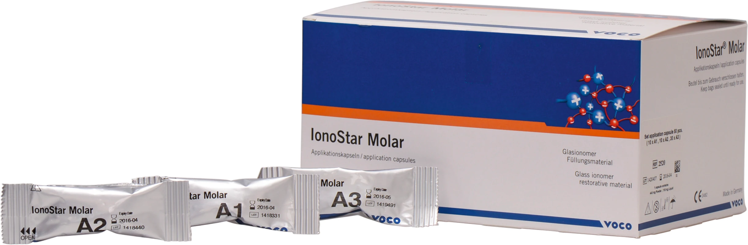 IonoStar Molar Set 50 Kapseln (10 x A1, 10 x A2, 30 x A3)