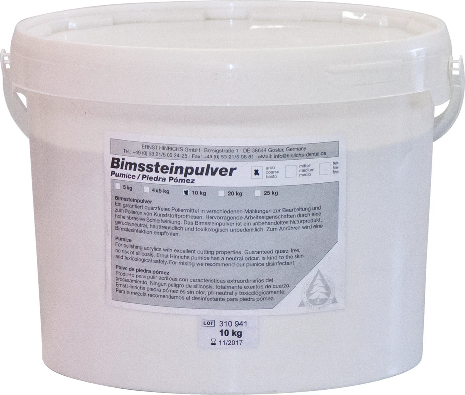 Bimssteinpulver Eimer 10 kg grob