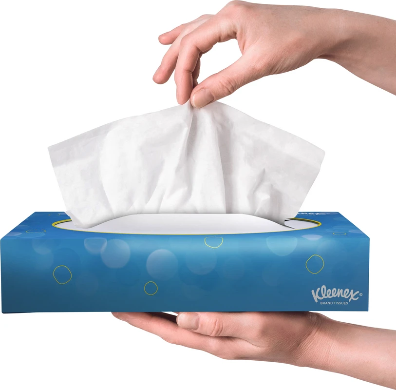 Kleenex® Kosmetiktücher Zupfbox 100 Stück (L x B) 20,6 x 20 cm