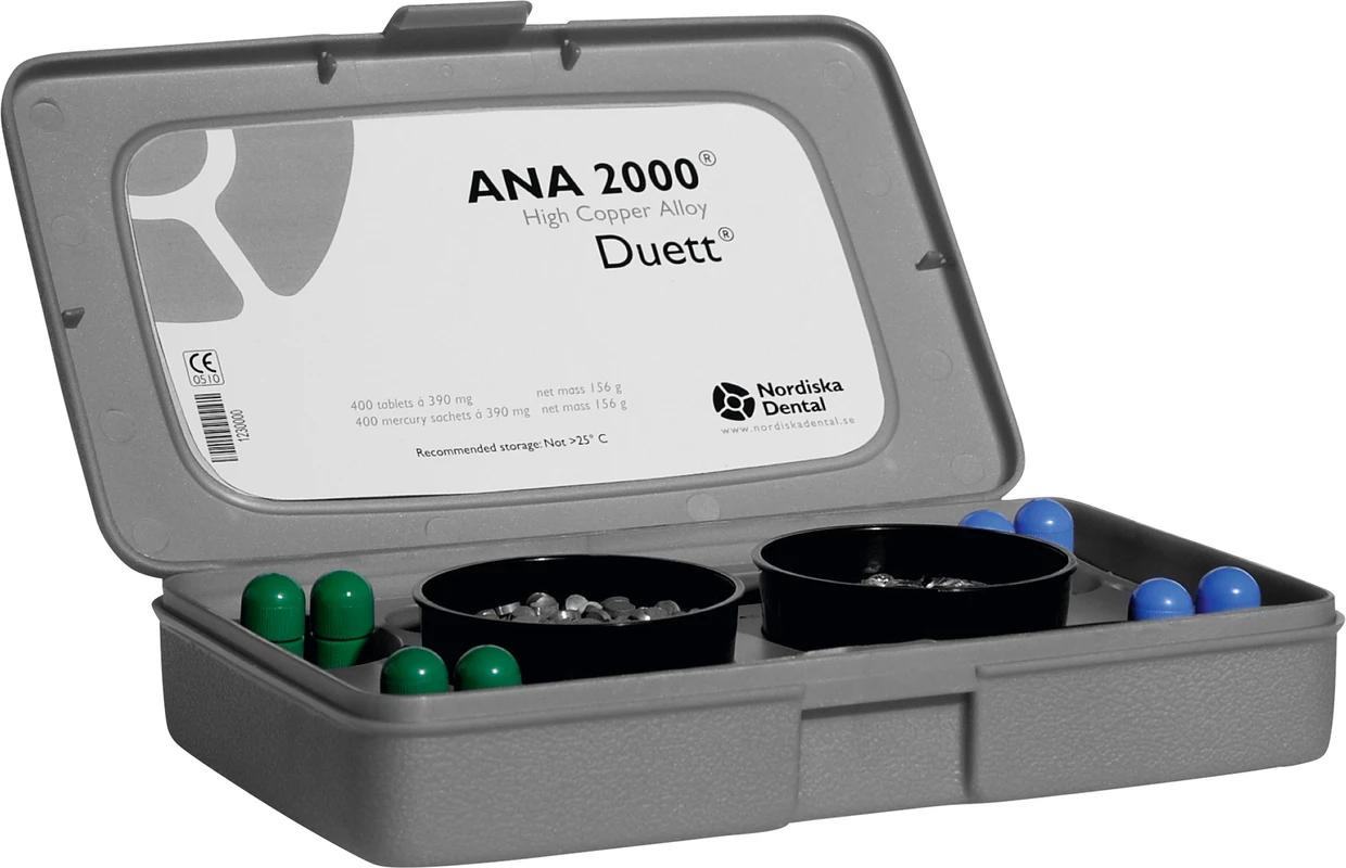 ANA 2000® Duett® Packung 400 x 390 mg Tablet, 2 x 4 Caps (No. 1 green, No. 2 blue) ANA 2000® Duett® Nordiska Dental